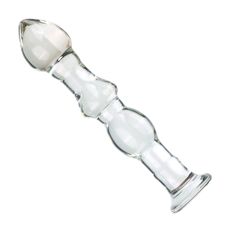 Glatt Transparentes Analplug Aus Glas Massagegerät Für Erwachsene_voghion.com