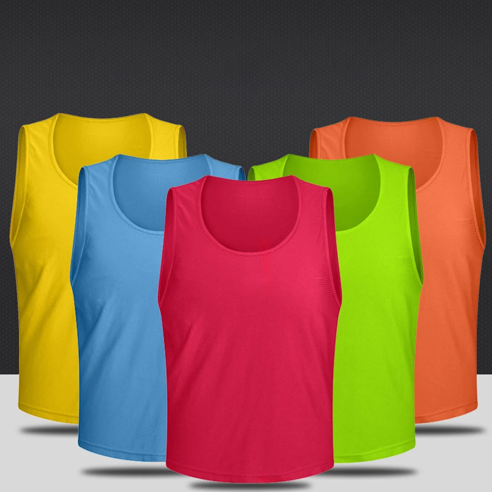 Description Picture 4 of itemBIBS Vests Football Vest Jersey BIBS Vests Basketball Cricket Football Vest Jerseys Soccer Football Rugby Mesh