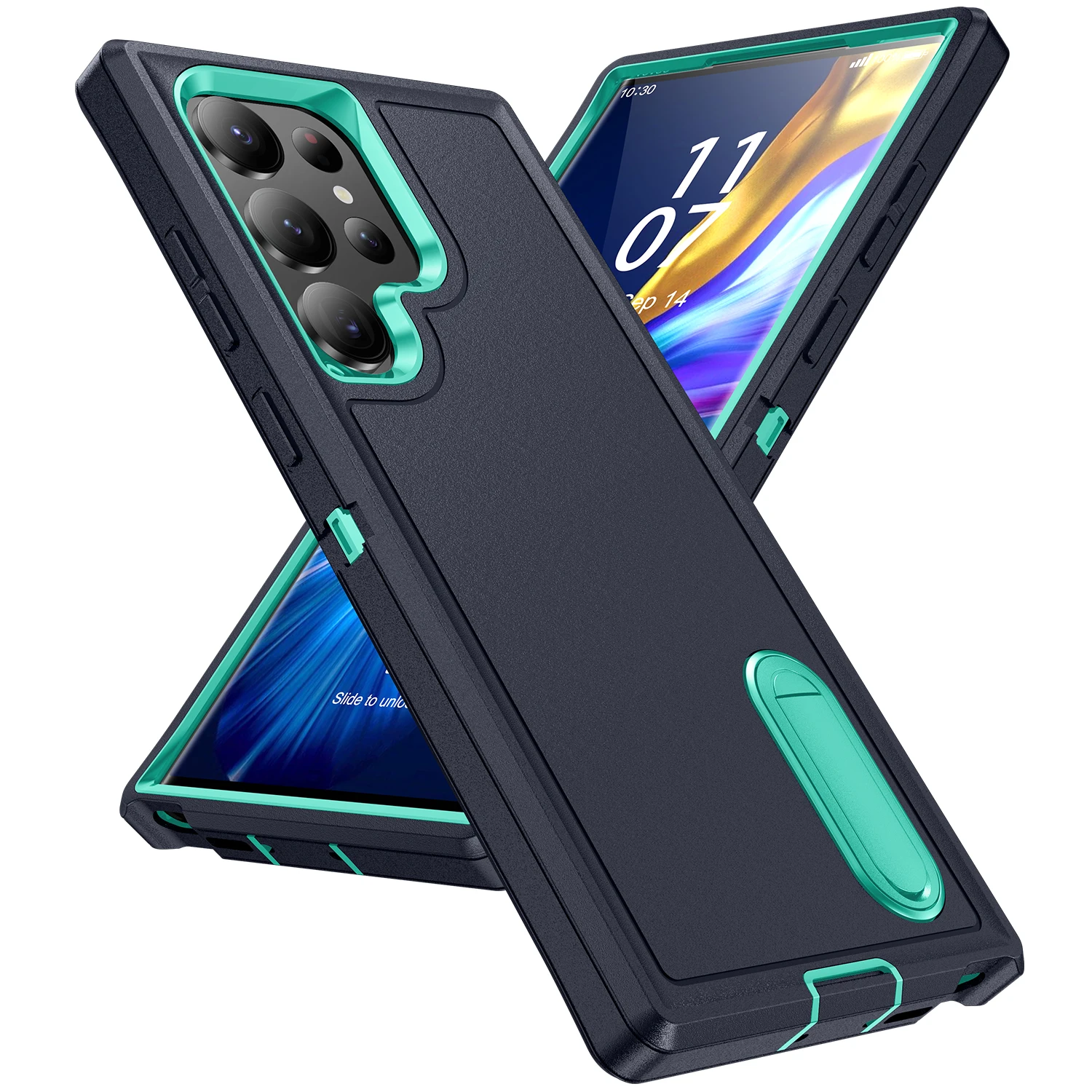 Enhanced Dual Layer Protective Phone Case - Sleek and Durable Back Cover