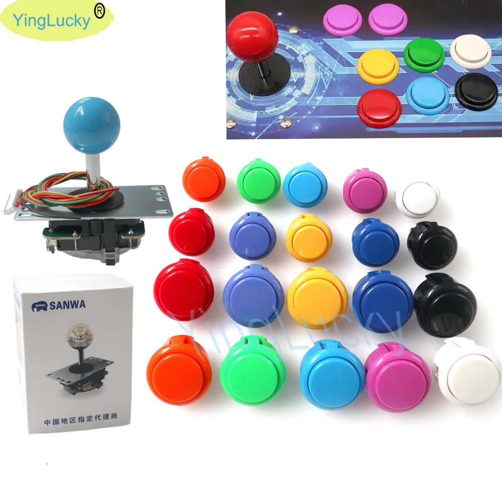 combo button 24mm Sapphire12個 30mm 2個 Hitbox combo button 24mm Sapphire12個 - メルカリ