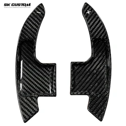 SK CUSTOM For Ford Mustang 2015 20162017 2018 2019 Carbon Fiber Paddle Shifters Car Steering Wheel Shift Extensions Accessories