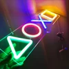 LED Neon XoXo Light Sign Game Icon LED Neon Lamp Wall Hanging Atmosphere Night Light for PS4 Game Room Bar Decoration 4