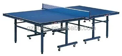 Movable Indoor Table Tennis Table Foldable Exercise Equipment Main Material MDF for Outdoor Sports Ping Pong Pingpong