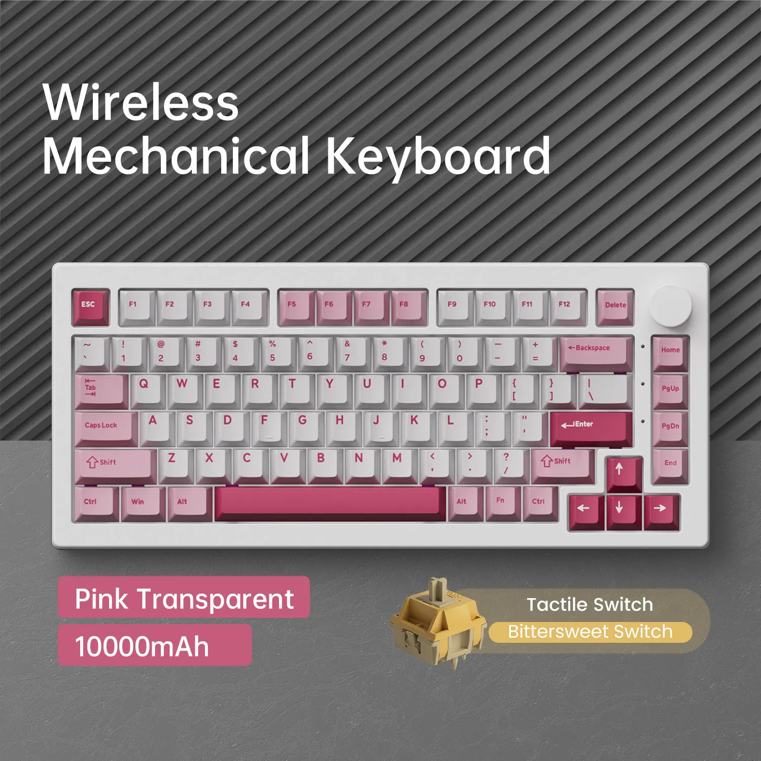 Akko 5075 V3 75% Mechanical Keyboard 8000/10000mAh 2.4GHz Wireless/ Wired thumbnail 12