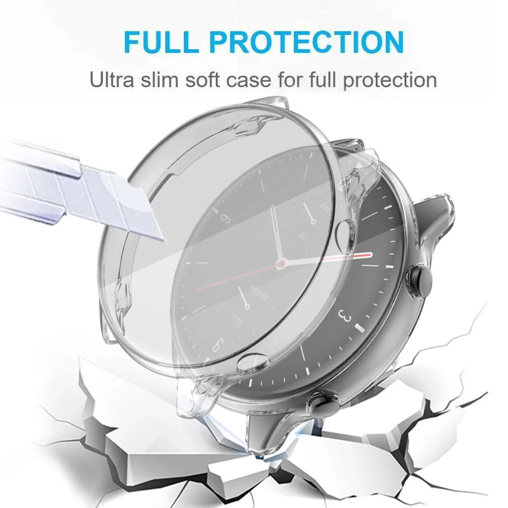 Watch Protective Cover Case Screen Protector For Amazfit GTR 2e GTR2 Smart Watch TPU