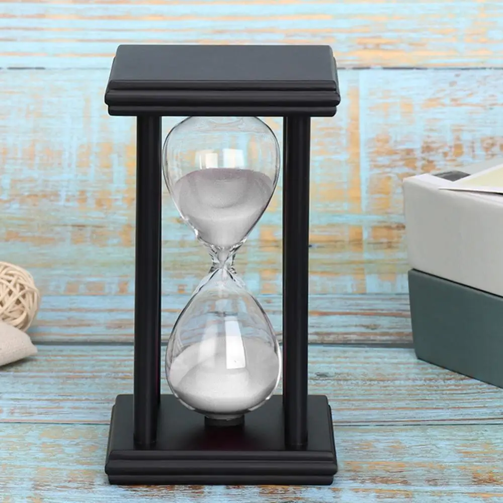 45/60min Clocks Hourglasses Timer Sand Clock Wooden Sandglass Xmas Gift Desktop Ornaments Shower Timer Kitchen School Home Decor 5