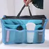 Nylon Cosmetic Bags For Women Tote Insert Double Zipper Makeup Bag Toiletries Storage Bag Girl Outdoors Travel Make Up Organizer 2