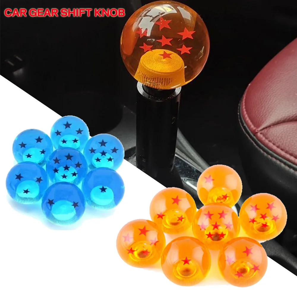 Universal Auto Shift Knob RARE Star Ball Z Orange BALL Car Gear SHIFT KNOB Anime Dragon Series 1