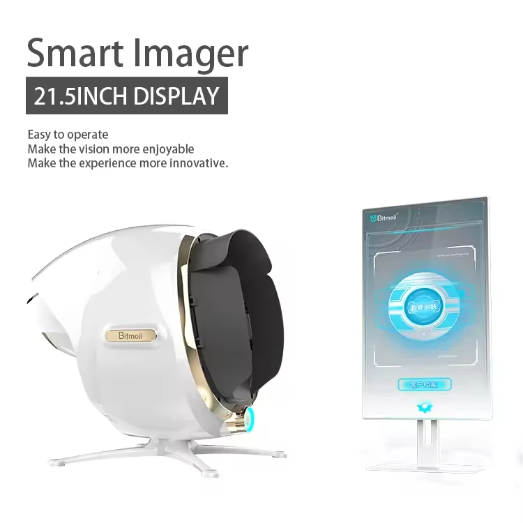 21.5 Inch AI Skin Analyzer Professional Skin Scanner Real-Time Analysis for Moisture Oil Pores Wrinkles for Spas & Clinic