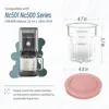 Replacement Ice Cream Containers for NC501 NC500 Series 11-in-1 Creamer Ice Cream Maker Machin Leak Proof Kitchen Gadgets 6