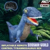 RC Electric Walking T-Rex Toy USB Rechargeable Realistic Electric T-Rex Dinosaur Toy RC Giant Dinosaur for Kids Boys Girls Gifts 6