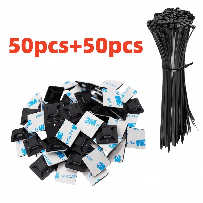 black 100PCS