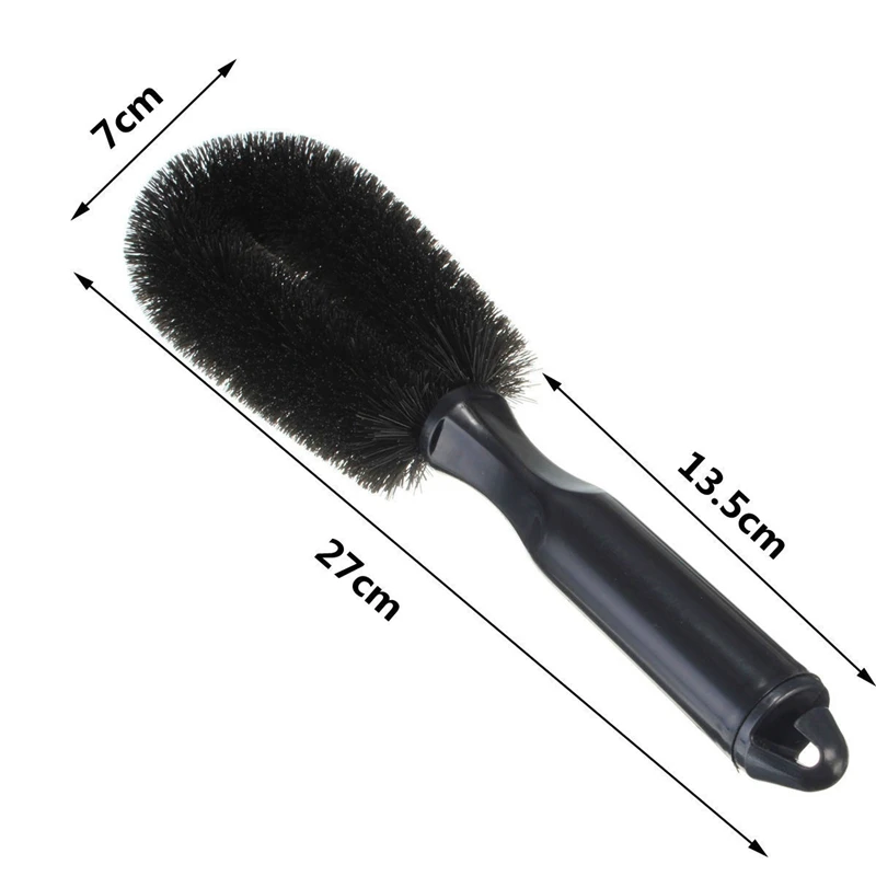 Motorcycle Wheel Car Vehicle Tire Rim Scrub Brush Washing Cleaning Tool Cleaner