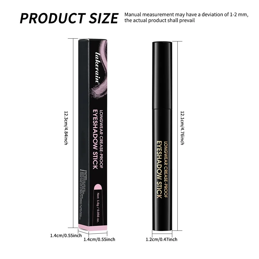 Eyeshadow Stick Eyeshadow Pencil Eyeshadow Pen Matte Eyeshadow 10 Colors Longwear Crease-proof Eyeshadow Pencil Stick Lasting Glitter Shimmer Matte Eye Shadow Highlighter Pen Eyes Makeup Tool