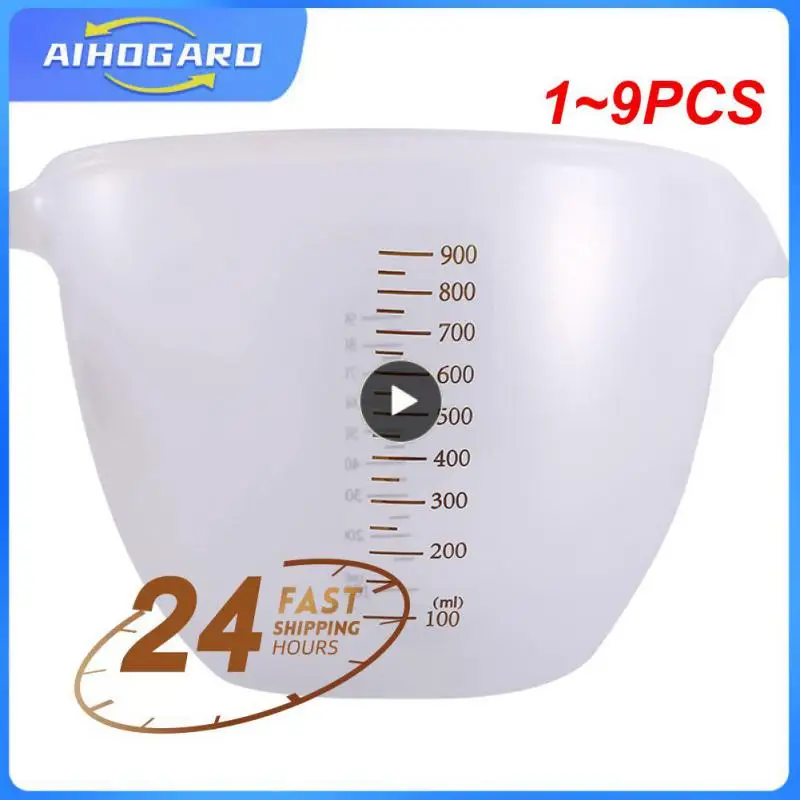 

1 ~ 9 шт. кухонная чашка для смешивания выпечки, пенопластовые фильтрующие принадлежности, съемный Высокоточный пластик для домашнего использования, кондитерский торт, испечь