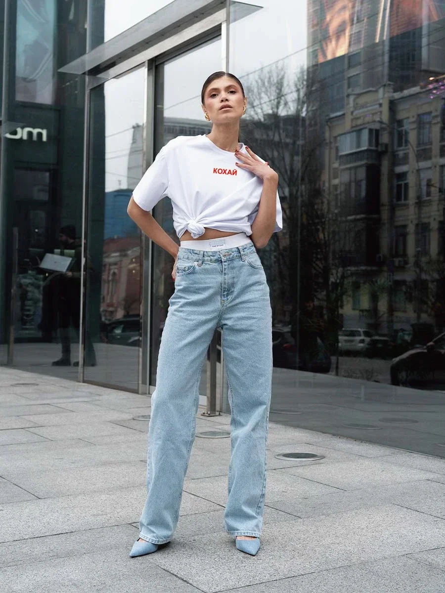 Women's T-Shirt Simple Design Letter Printing Pattern Summer Fashion Printing Tee Summer Short Sleeve Woman Clothing