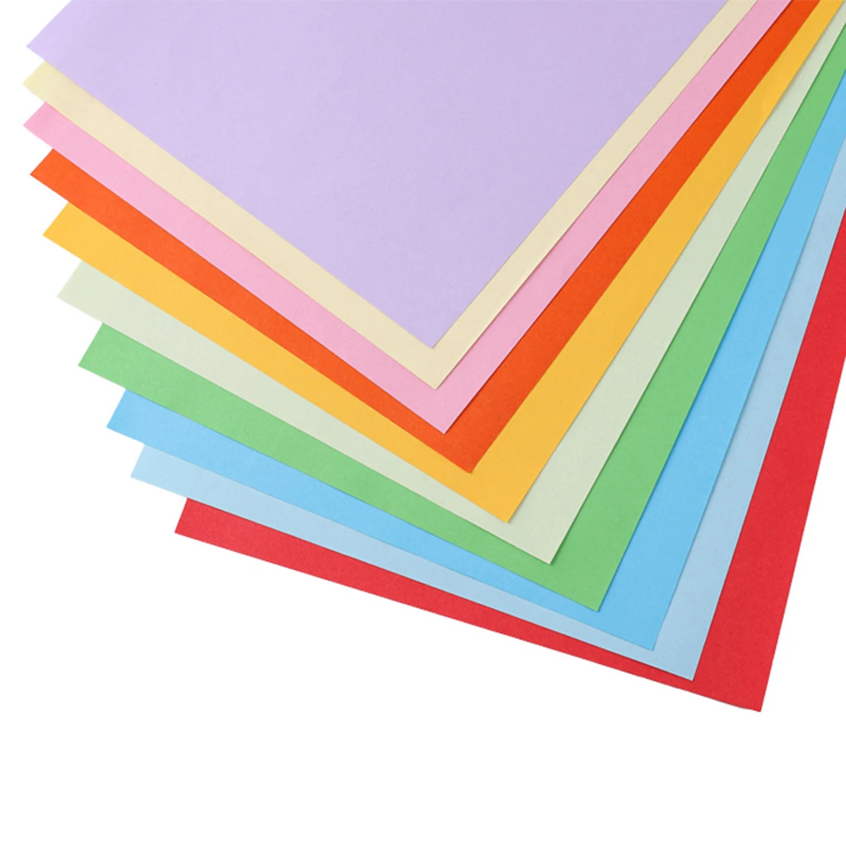 Origami Paper 100pcs Square Origami Paper Double Sides Solid Color Folding Paper Multicolor Kids Handmade DIY Scrapbooking Craft Decor