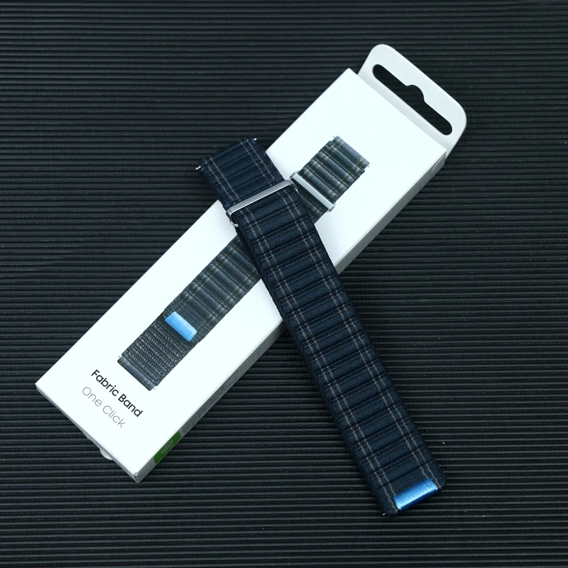Reflective Yarn Fabric Nylon Watch Strap - Woven Bracelet