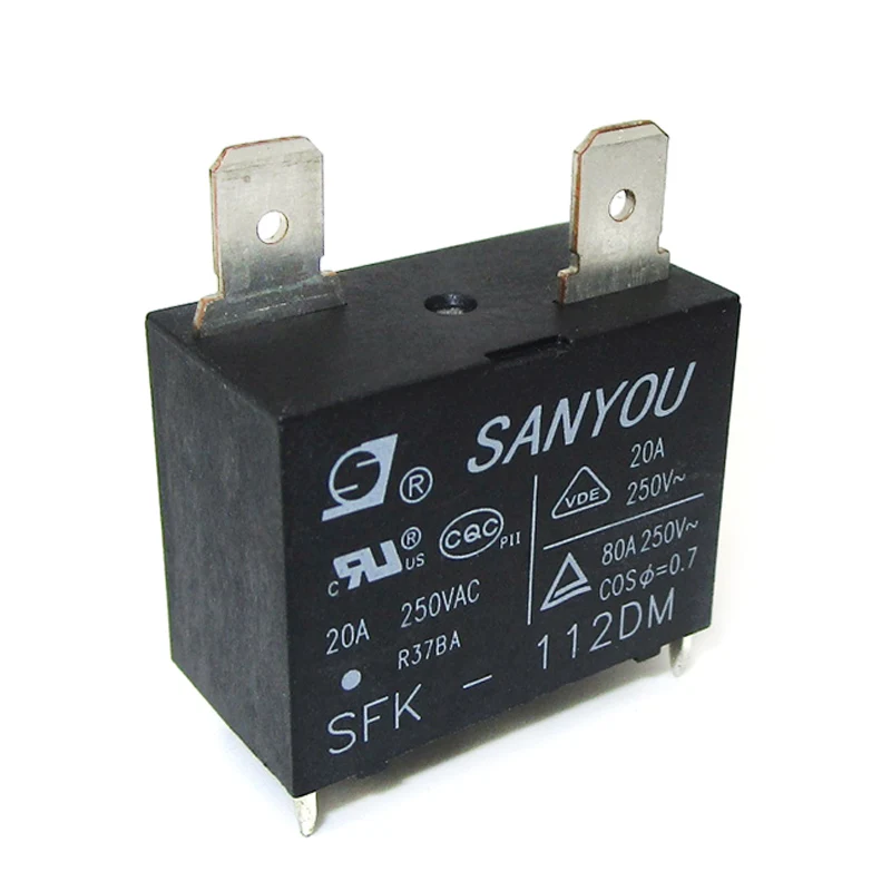 5Pcs 50Pcs Original SANYOU relay SFK 112DM Air Conditioner Relay Power Relay SFK 112DM 12VDC 20A