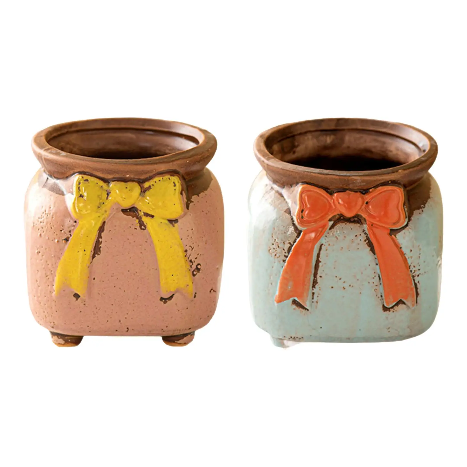 

Ceramic Flower Pot Decorative Flower Pot Creative Flower Planter Pot for Garden Windowsill Living Room Decoration