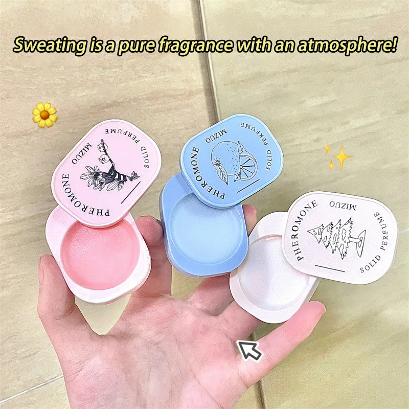 Solid Perfume Women Pheromone Portable Floral Scent Long-lasting Fragrance