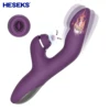 HESEKS Licking Adult Sex Toy for Women Pulsing G Spot Vibrators Dildo Heating Vibrator for