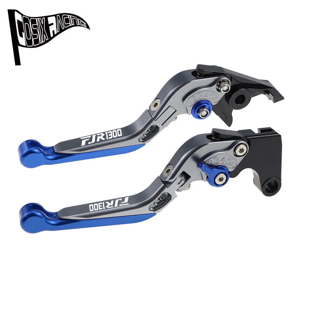 Fit For FJR 1300 2003 Folding Extendable Brake Clutch Levers FJR1300 FJR-1300 Motorcycle CNC Accessories Adjustable Handle Set 5