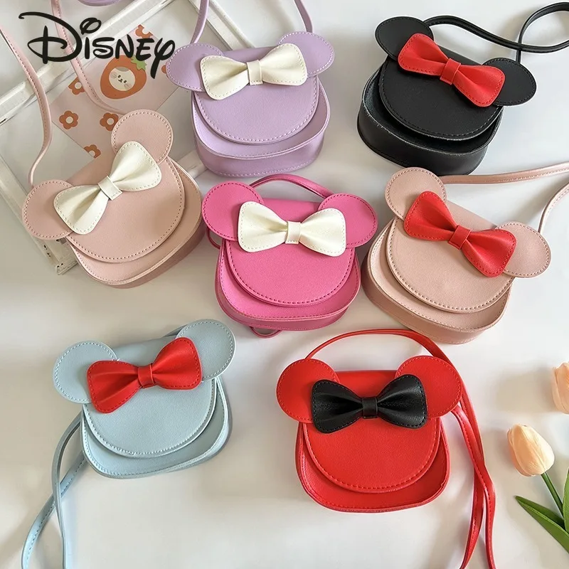

Disney Minnie's New Children's Crossbody Bag Fashion High Quality Children's Toy Bag Cartoon Versatile Children's Zero Wallet