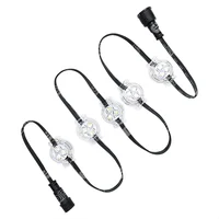 100ft/31M RGBW Smart Outdoor Eave Lights Permanent Track Lights 30mm Diameter For Festive Party Christmas Waterproof IP68 2