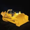 RC Bulldozer 1/14 JDM 575 RC Bulldozer Metal Model Heavy Engineering Vehicle PL18 LITE Radio Control with Light and Sound RC Car 1