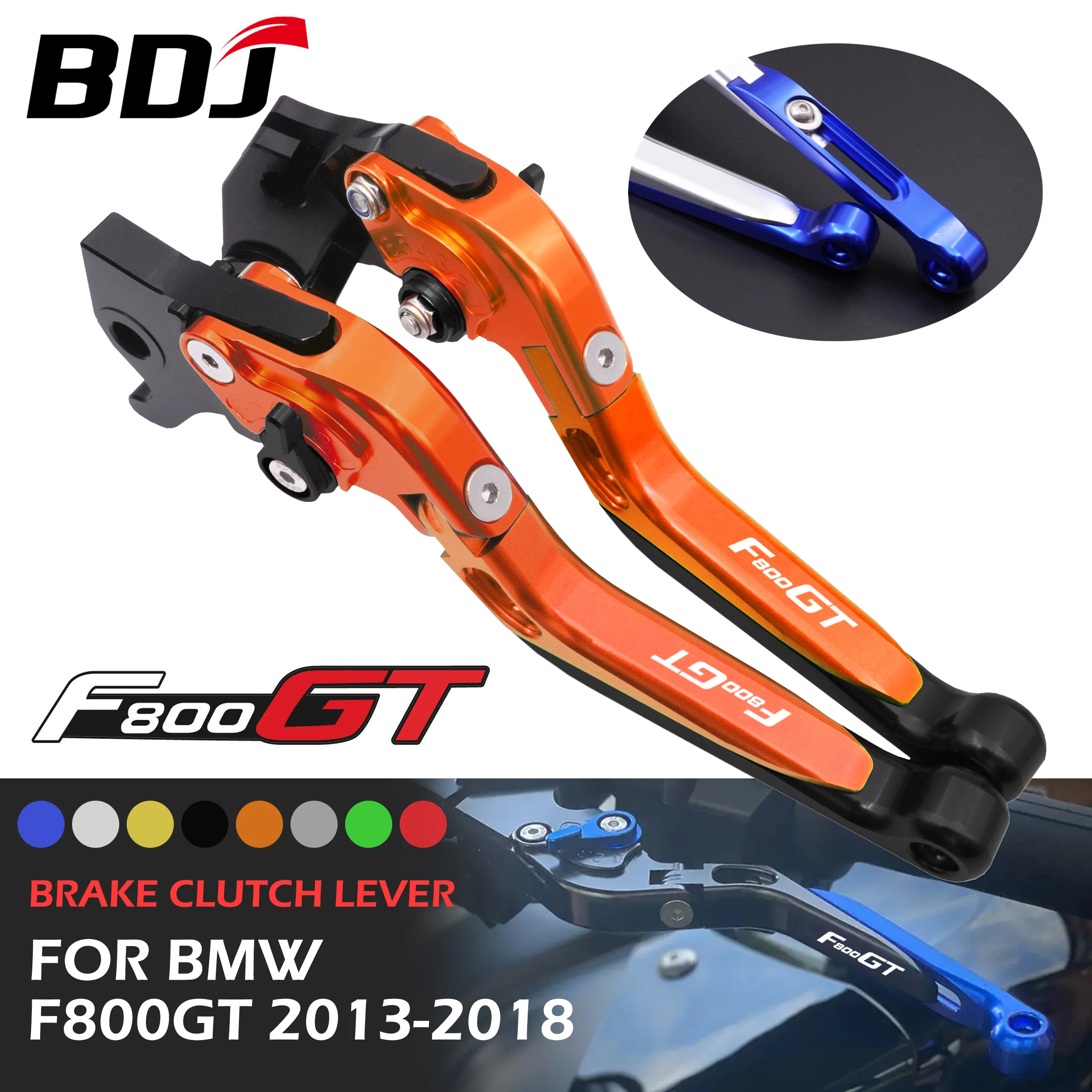 

Набор рычагов сцепления тормоза BDJ F800GT 2018, регулируемый складной рычаг тормоза для Мотоцикла BMW F800 GT 2013-2017 2015 2016