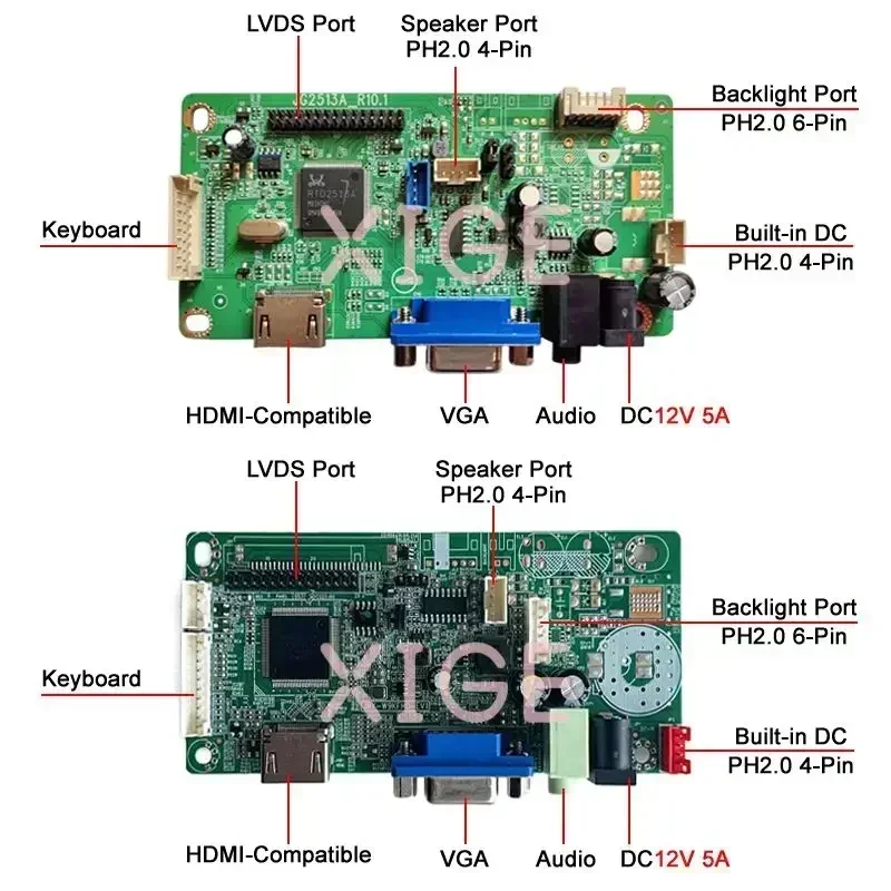 Фото Плата драйвера ЖК-монитора для LM215WF3 LM215WF4 LM215WF9 LM215WFA Kit DIY HDMI-совместимый 30-контактный LVDS VGA 21,5 