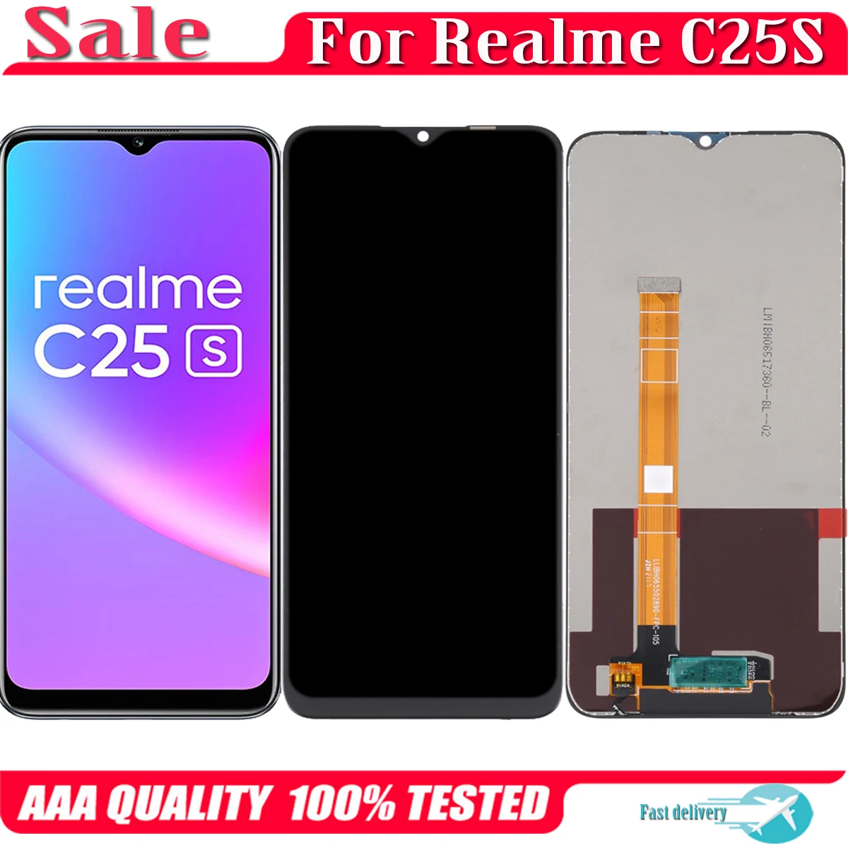For-Realme-C25S-RMX3195-RMX3197-LCD-Display-Touch-Screen-Replacement ...