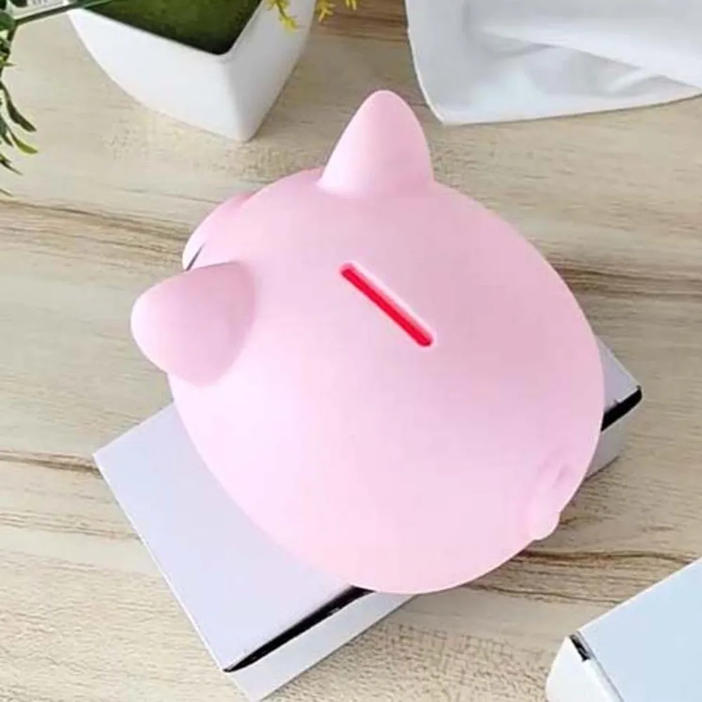 Anti Drop Pig Piggy Bank Savings Tank Large Capacity Cartoon Pig Money Boxes Decorative Model Pig Model Piggy Bank Coins Cash