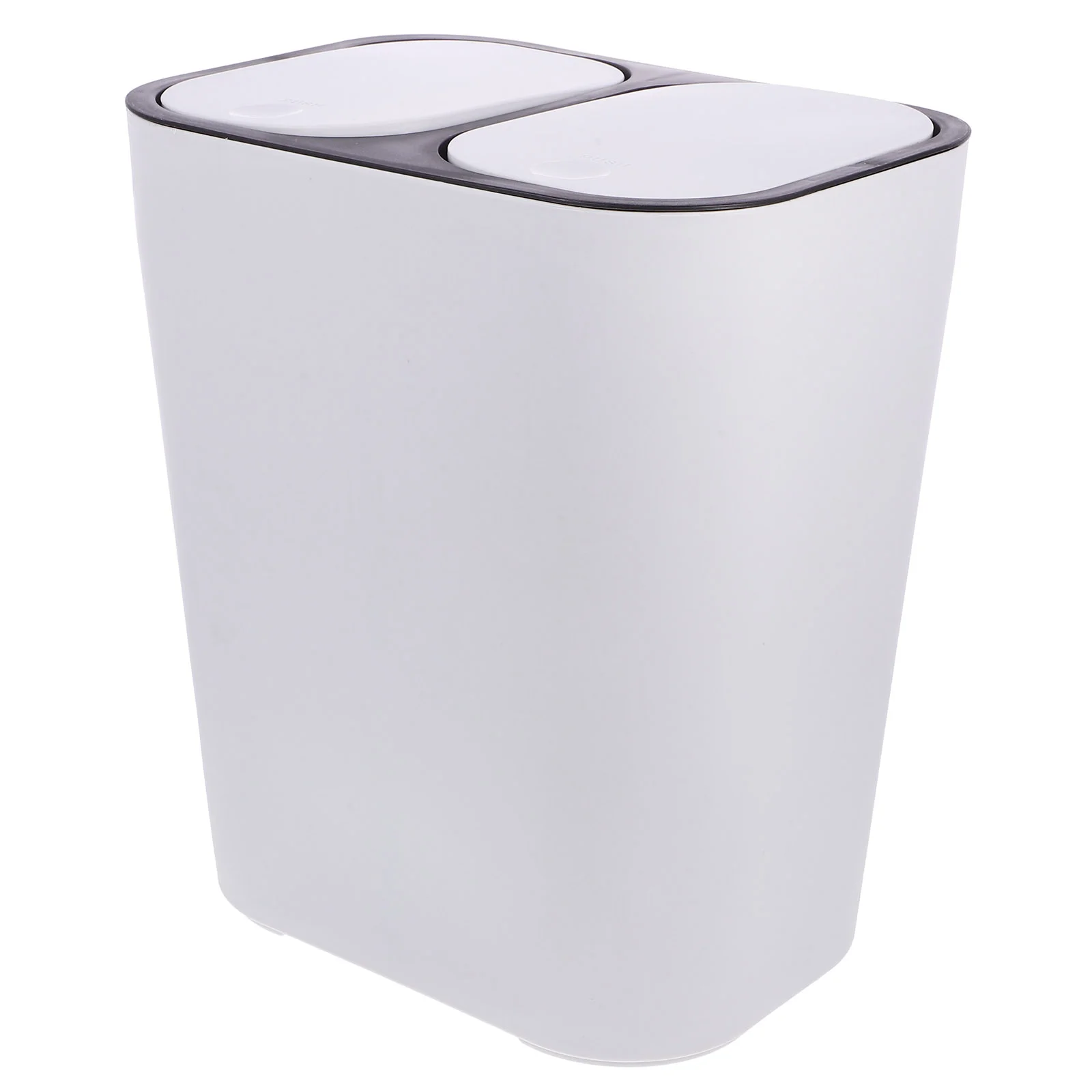 

Wet and Dry Separation Sorting Trash Can Garbage with Lid Pp Dual Recycling Bins for Kitchen