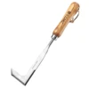 EZAEC Crack Weeder Crevice Weeding Tool Stainless Steel Manual Weeder Beech Handle Lawn Yard Gardening Tool 1