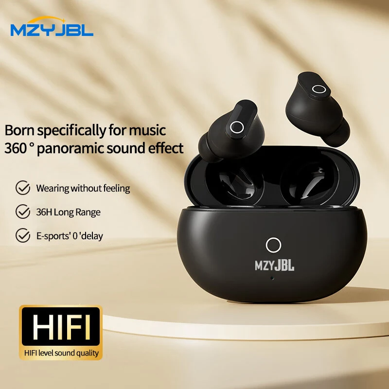 

For Original mzyJBL Wireless Earbuds D68 Bluetooth5.3 Headphones Deep Bass Sound In-Ear Earbuds With Mic For Sports/Workout
