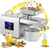 Upgraded Oil Press Machine Automatic Oil Presser Cold Hot Press with Intelligent Control/LCD Touch Screen/ 6 Levels 1
