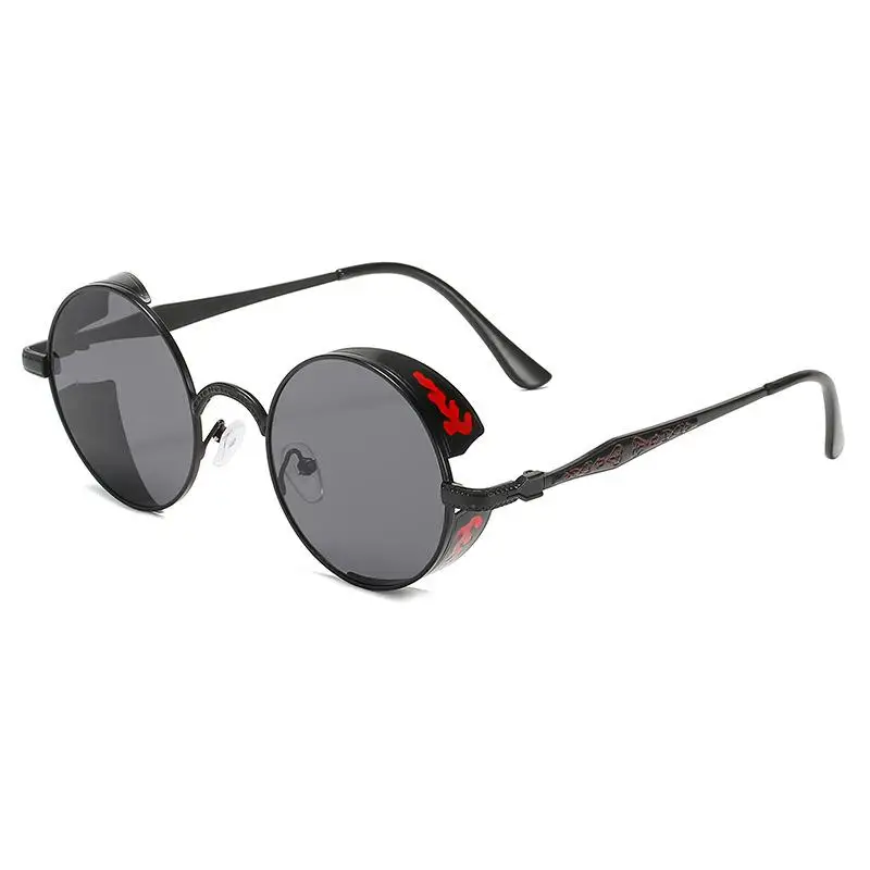 Vintage Round Steampunk UV-Protection Sunglasses
