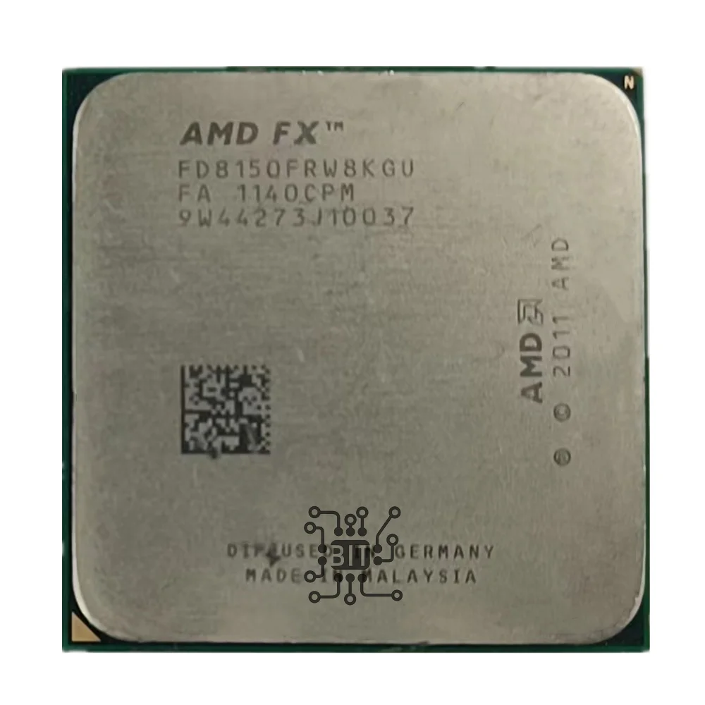 Amd Fx8150 fx 8150 Fx8150 Cpu Fd8150frw8kgu 125w 3.6ghz Soquete Am3 Mais 32nm 8mb Octa Núcleo Oito Núcleo de Desktop Raspadas Peças
