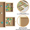 Wooden Puzzle Table with Drawers - Perfect for 1000 Piece Puzzles and Fidget Toys 6