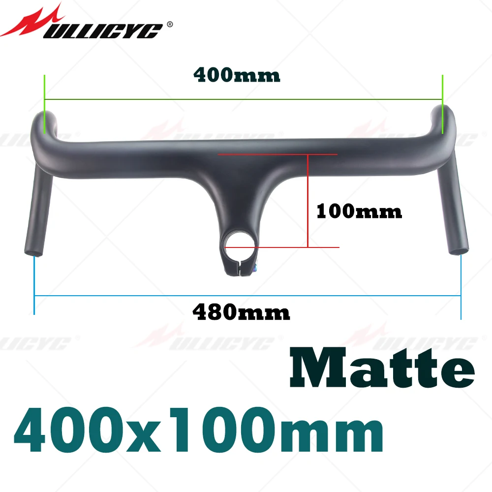 ULLICYC 一体型カーボンハンドル 400mm×110mm Lexon-一体型フル