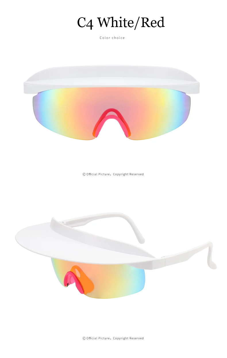 Lunettes de soleil de cyclisme oversized visière sport_voghion.com