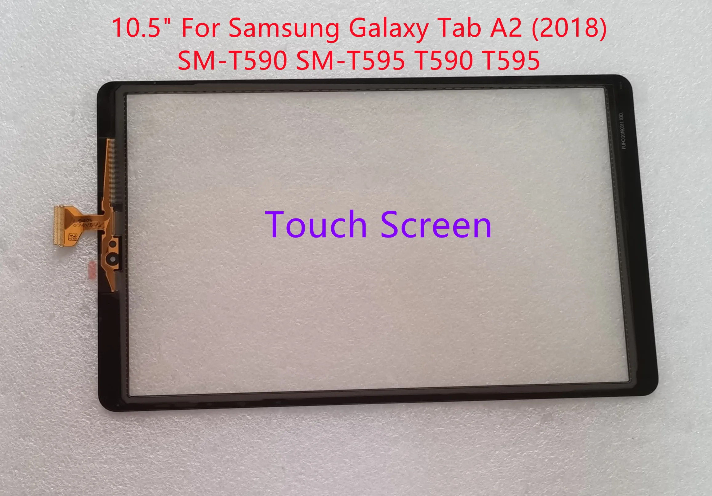 Enhanced Touch Screen Front Glass Sensor Panel for 10.5 Tablets - Premium Quality, 100% Tested