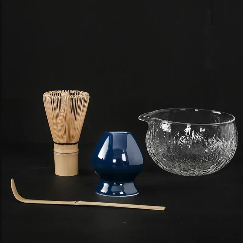 Set Cerimonia Del Tè Matcha Giapponese - 5 Pezzi Con Frusta Bambù E Ciotola Ceramica - Foto 10