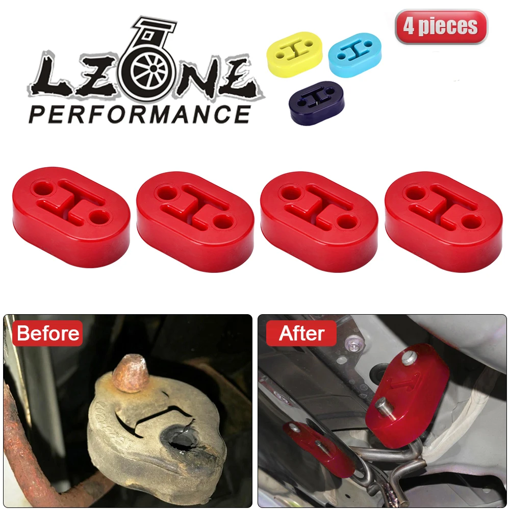 Universal Polyurethane Exhaust/Muffler Short Hangers Muffler Hangers Red or Blue JR8952 4pcs/Lot