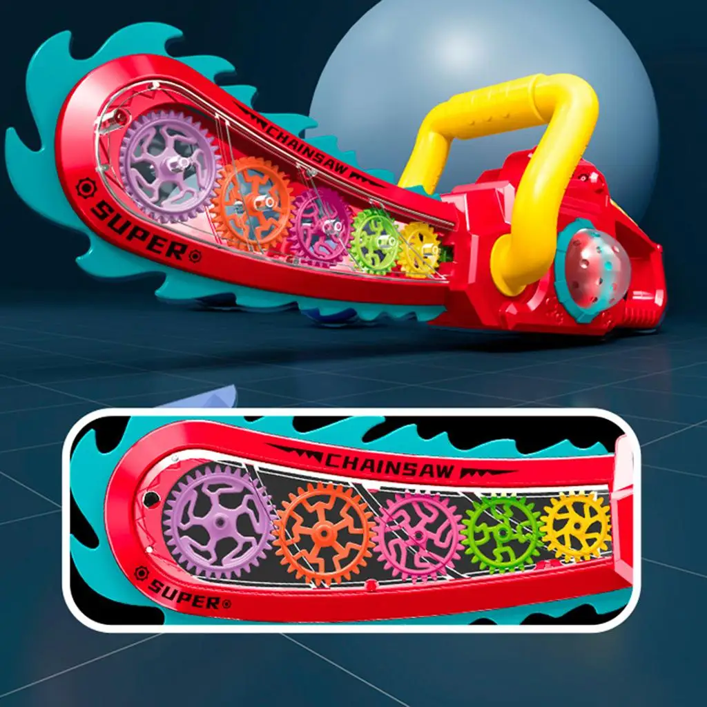 Kids Repair Toys Plastic Construction Toys Kids Construction Toys Kids Pretend Play Set Home Repair Toys Electric Gear Chainsaw Light Music for Girls Boys Play Tool Toy