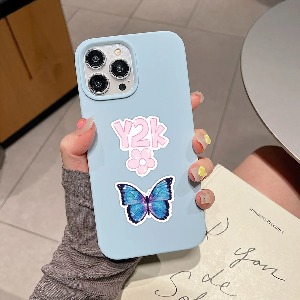 10/30/60Pcs 가방 스케이트 보드 노트북 수하물 전화 자동차 스타일링에 대 한 귀여운 핑크 Y2K 스티커 DIY 데 칼 Pegatinas