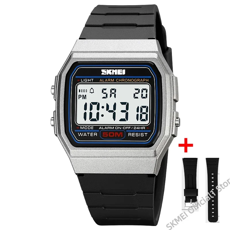 Orologi Da Uomo Orologio Sportivo Milare Da Uomo Top Brand Di Lusso SKMEI Orologio Da Polso Impermeabile Al Quarzo Digale Da Uomo Casual All'aperto 50M - Foto 8