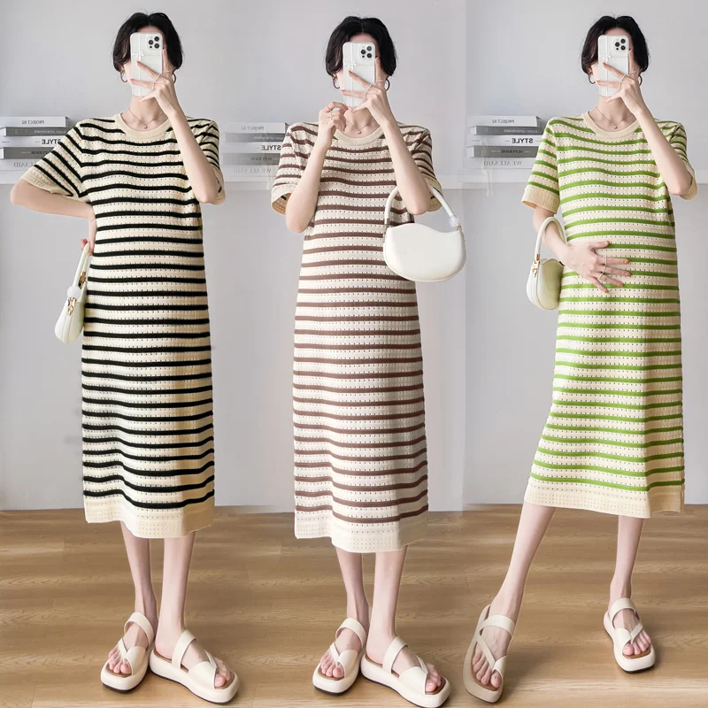 Рисунок 5 - Летнее платье для беременных с коротким рукавом